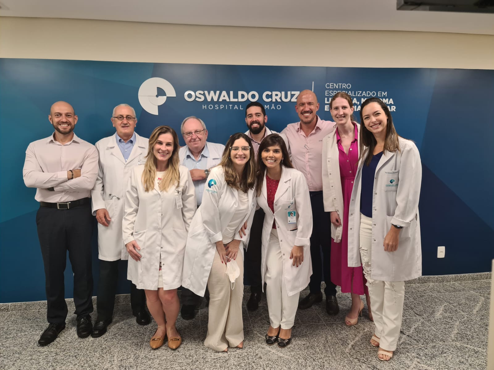 Dr. Victor no Centro Especializado em Linfoma, Mieloma e Terapia Celular